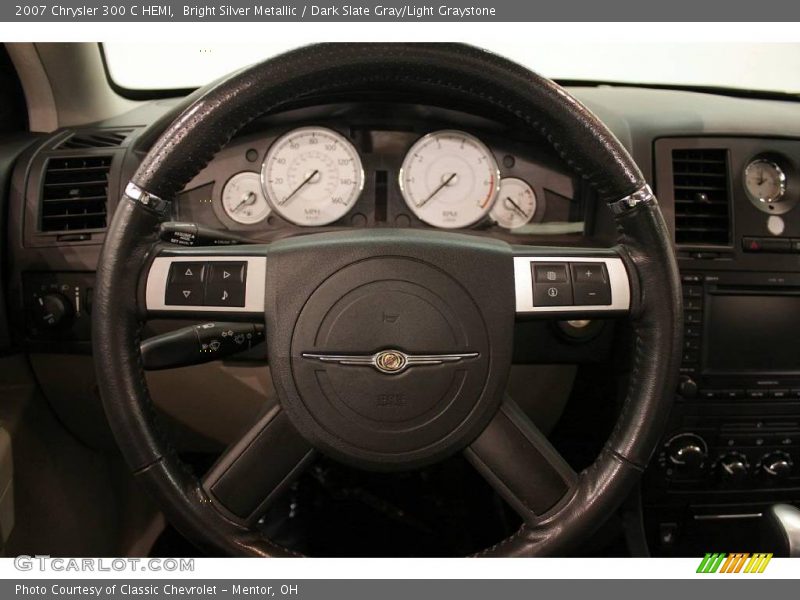 Bright Silver Metallic / Dark Slate Gray/Light Graystone 2007 Chrysler 300 C HEMI