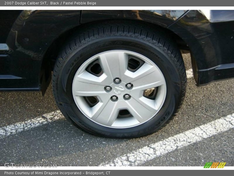 Black / Pastel Pebble Beige 2007 Dodge Caliber SXT
