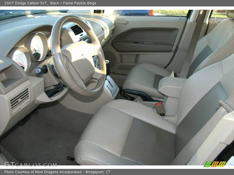 Black / Pastel Pebble Beige 2007 Dodge Caliber SXT