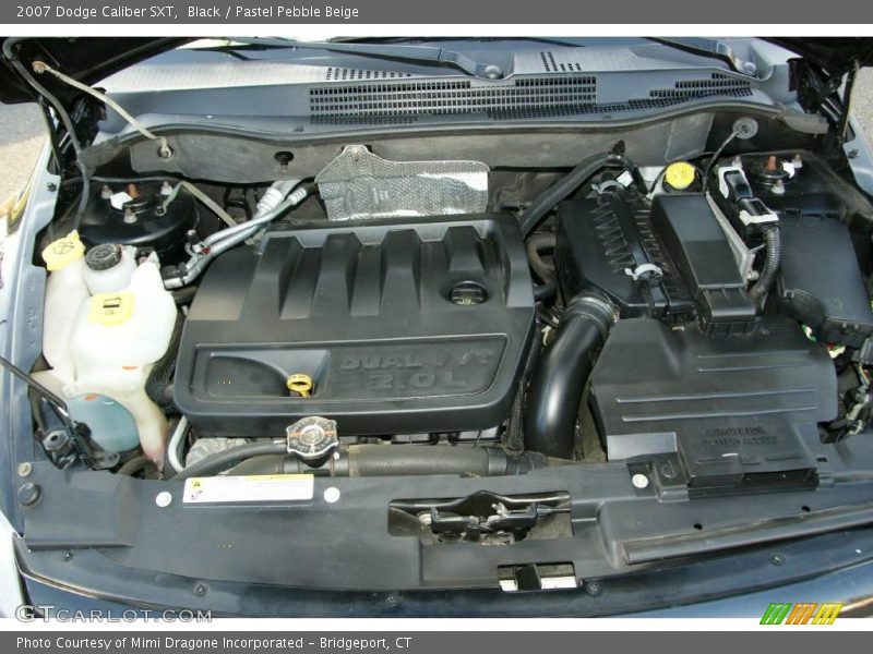 Black / Pastel Pebble Beige 2007 Dodge Caliber SXT