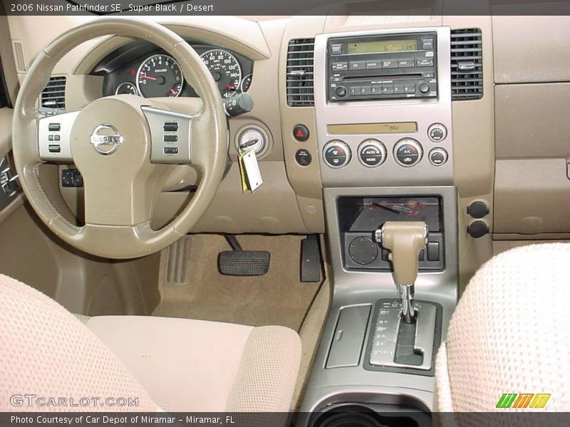 Super Black / Desert 2006 Nissan Pathfinder SE