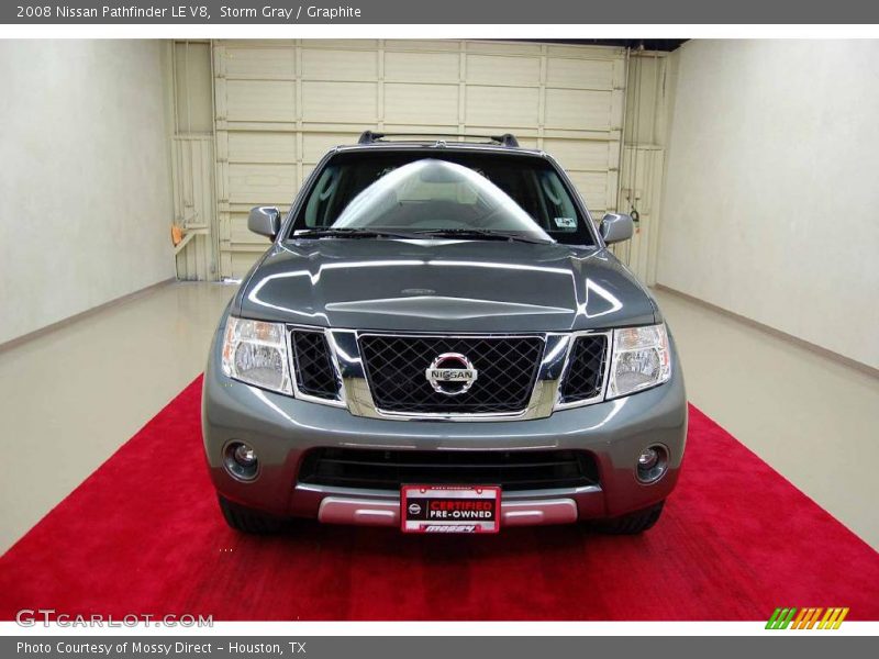 Storm Gray / Graphite 2008 Nissan Pathfinder LE V8