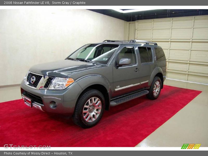 Storm Gray / Graphite 2008 Nissan Pathfinder LE V8