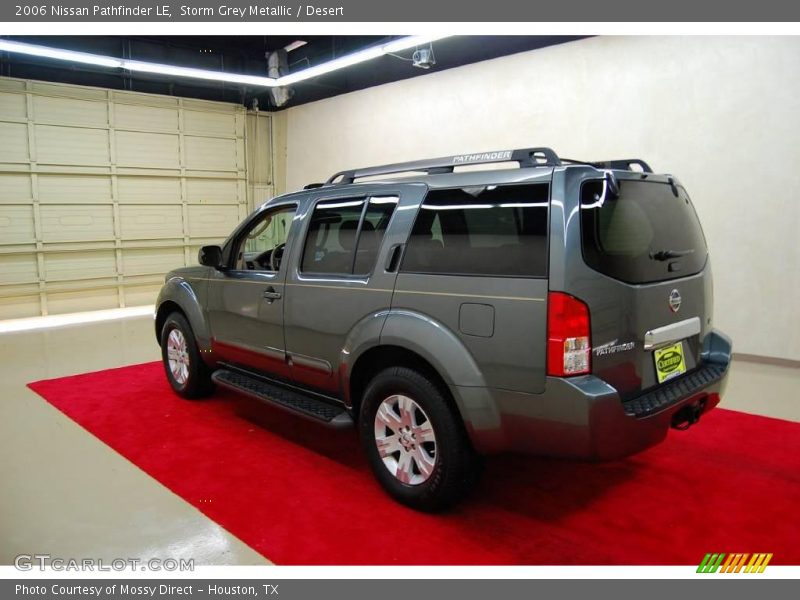 Storm Grey Metallic / Desert 2006 Nissan Pathfinder LE