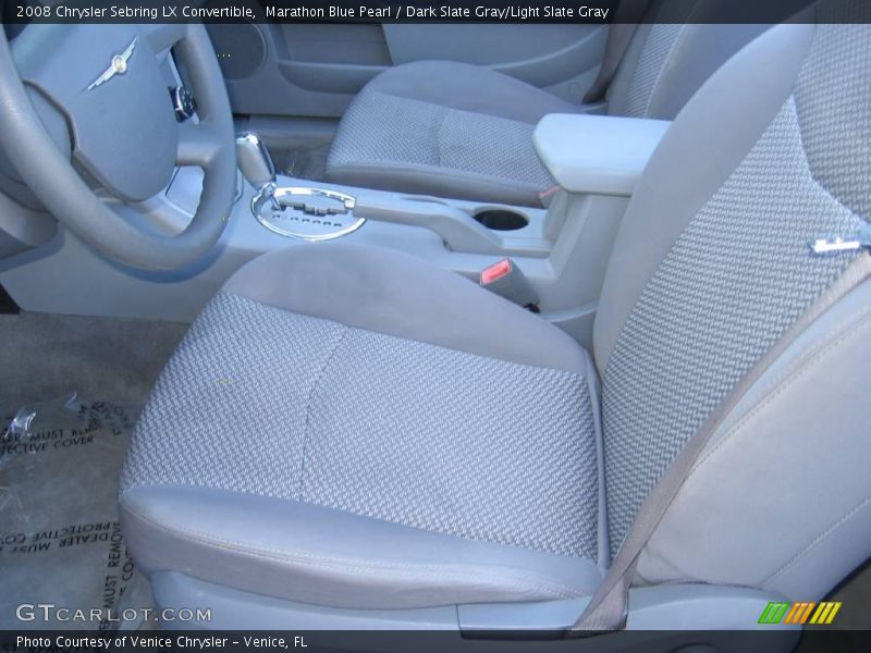 Marathon Blue Pearl / Dark Slate Gray/Light Slate Gray 2008 Chrysler Sebring LX Convertible
