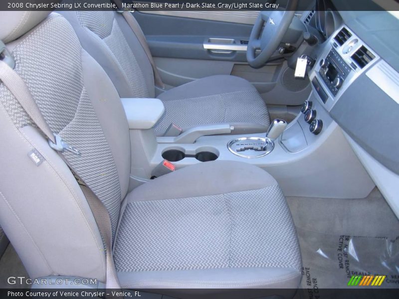 Marathon Blue Pearl / Dark Slate Gray/Light Slate Gray 2008 Chrysler Sebring LX Convertible