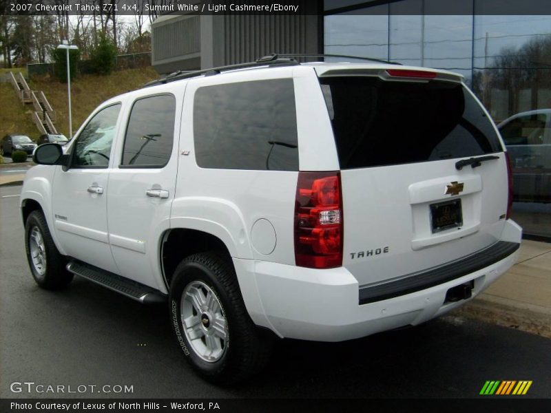 Summit White / Light Cashmere/Ebony 2007 Chevrolet Tahoe Z71 4x4