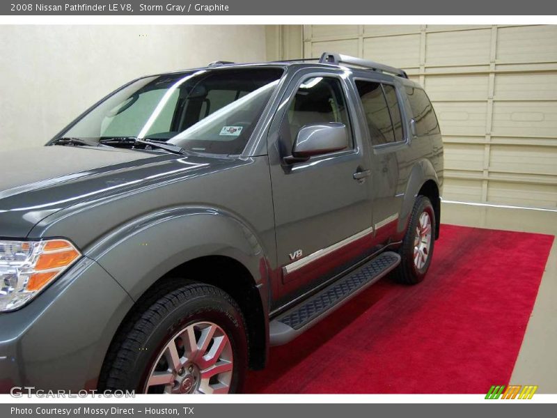 Storm Gray / Graphite 2008 Nissan Pathfinder LE V8