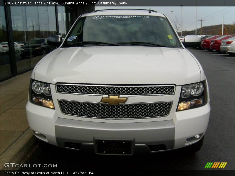 Summit White / Light Cashmere/Ebony 2007 Chevrolet Tahoe Z71 4x4