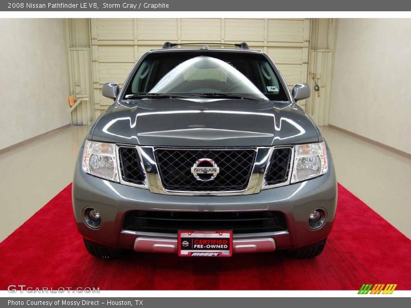 Storm Gray / Graphite 2008 Nissan Pathfinder LE V8