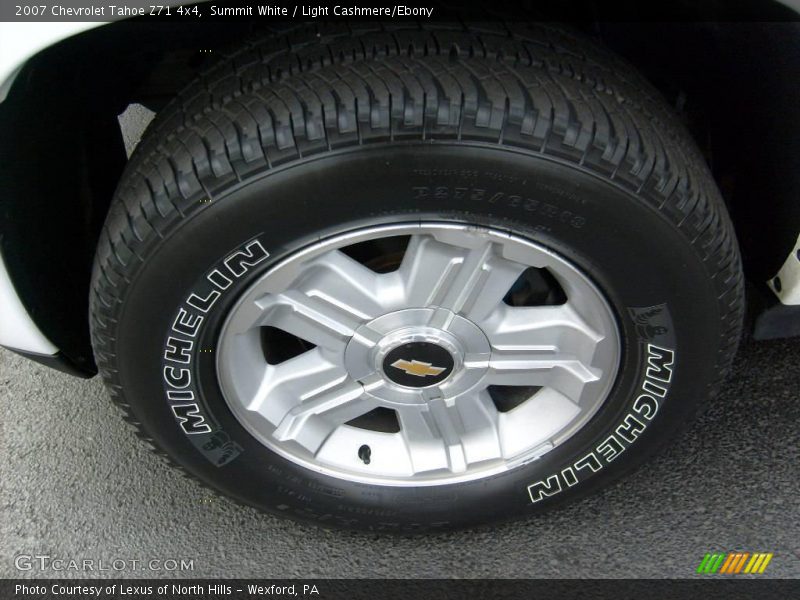 Summit White / Light Cashmere/Ebony 2007 Chevrolet Tahoe Z71 4x4