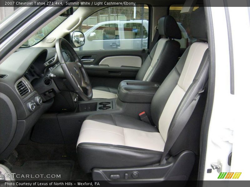 Summit White / Light Cashmere/Ebony 2007 Chevrolet Tahoe Z71 4x4