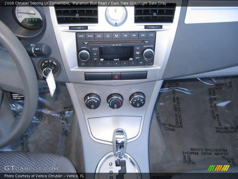 Marathon Blue Pearl / Dark Slate Gray/Light Slate Gray 2008 Chrysler Sebring LX Convertible