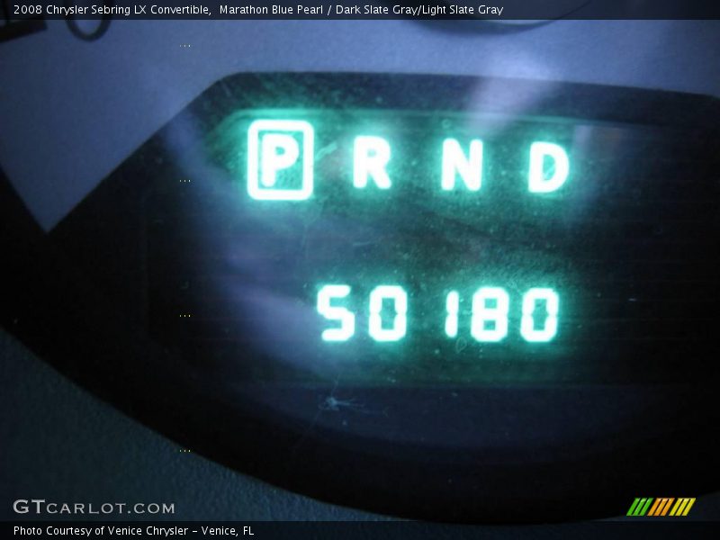 Marathon Blue Pearl / Dark Slate Gray/Light Slate Gray 2008 Chrysler Sebring LX Convertible