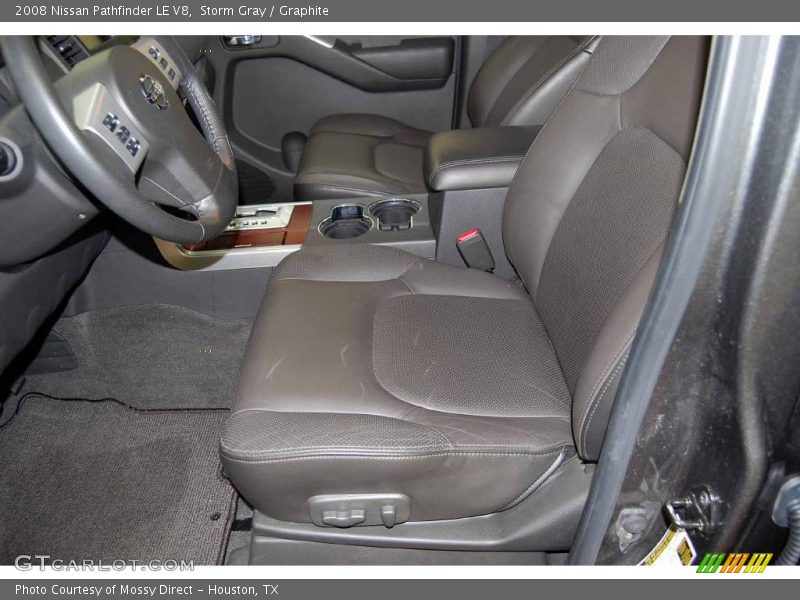 Storm Gray / Graphite 2008 Nissan Pathfinder LE V8