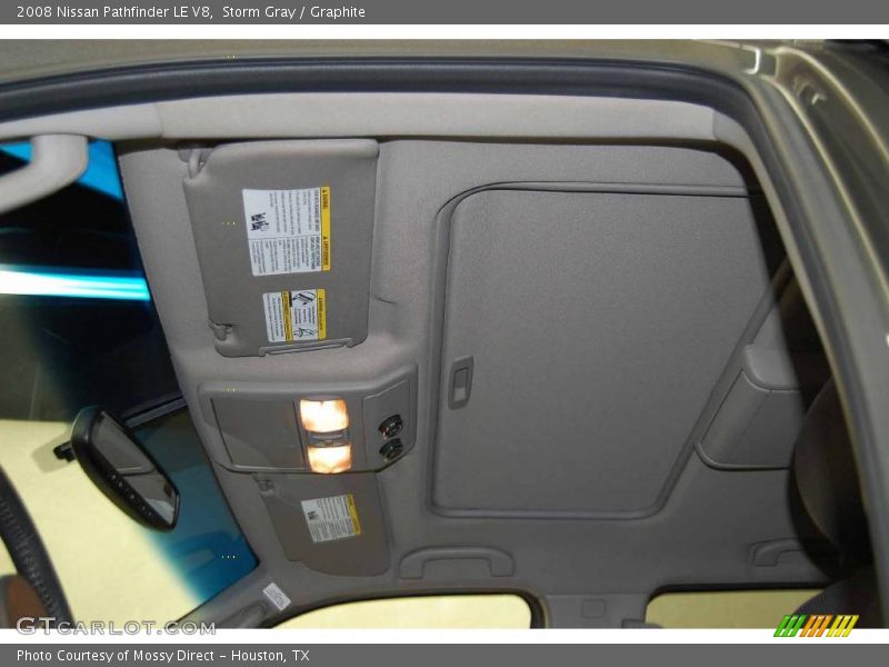 Storm Gray / Graphite 2008 Nissan Pathfinder LE V8