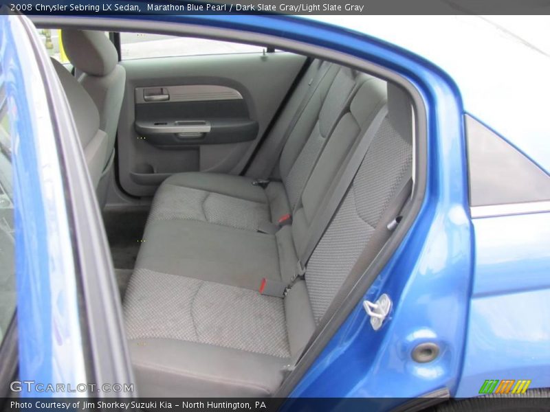 Marathon Blue Pearl / Dark Slate Gray/Light Slate Gray 2008 Chrysler Sebring LX Sedan