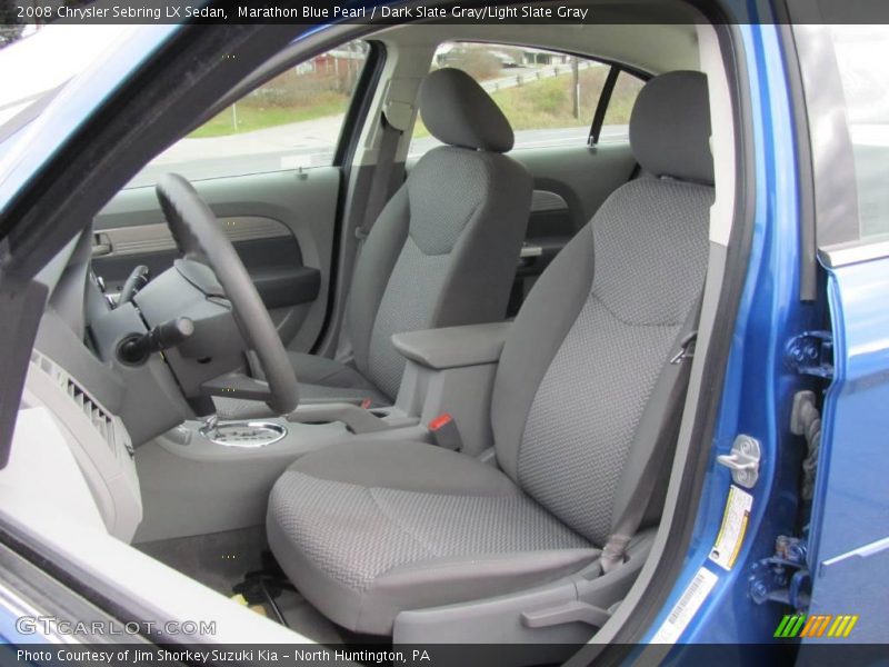 Marathon Blue Pearl / Dark Slate Gray/Light Slate Gray 2008 Chrysler Sebring LX Sedan