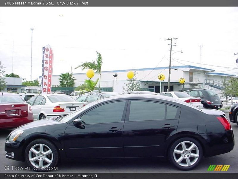 Onyx Black / Frost 2006 Nissan Maxima 3.5 SE
