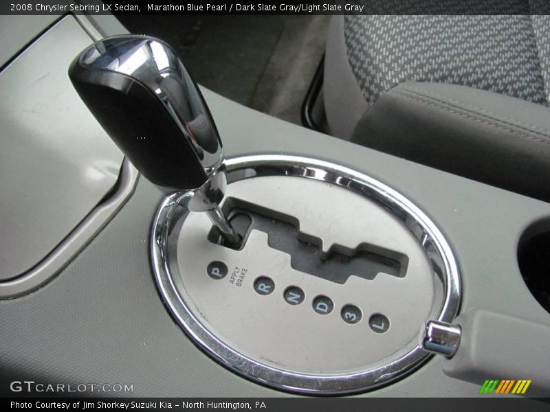 Marathon Blue Pearl / Dark Slate Gray/Light Slate Gray 2008 Chrysler Sebring LX Sedan
