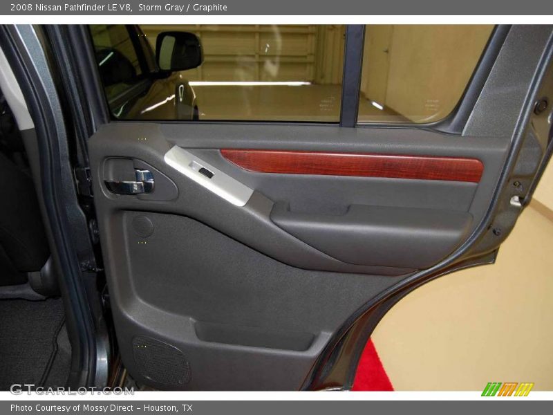 Storm Gray / Graphite 2008 Nissan Pathfinder LE V8