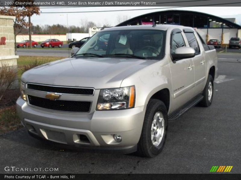 Silver Birch Metallic / Dark Titanium/Light Titanium 2007 Chevrolet Avalanche LS 4WD