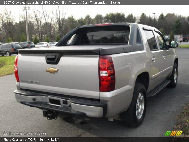 Silver Birch Metallic / Dark Titanium/Light Titanium 2007 Chevrolet Avalanche LS 4WD