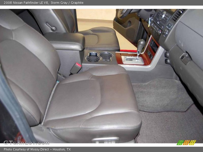 Storm Gray / Graphite 2008 Nissan Pathfinder LE V8