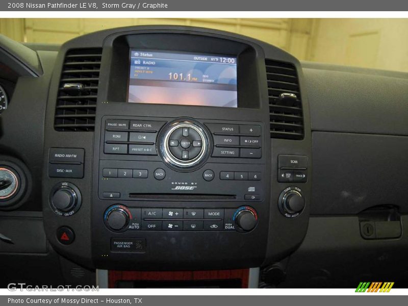 Storm Gray / Graphite 2008 Nissan Pathfinder LE V8