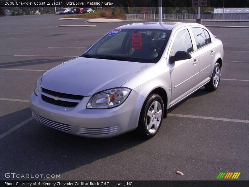 Ultra Silver Metallic / Gray 2008 Chevrolet Cobalt LS Sedan
