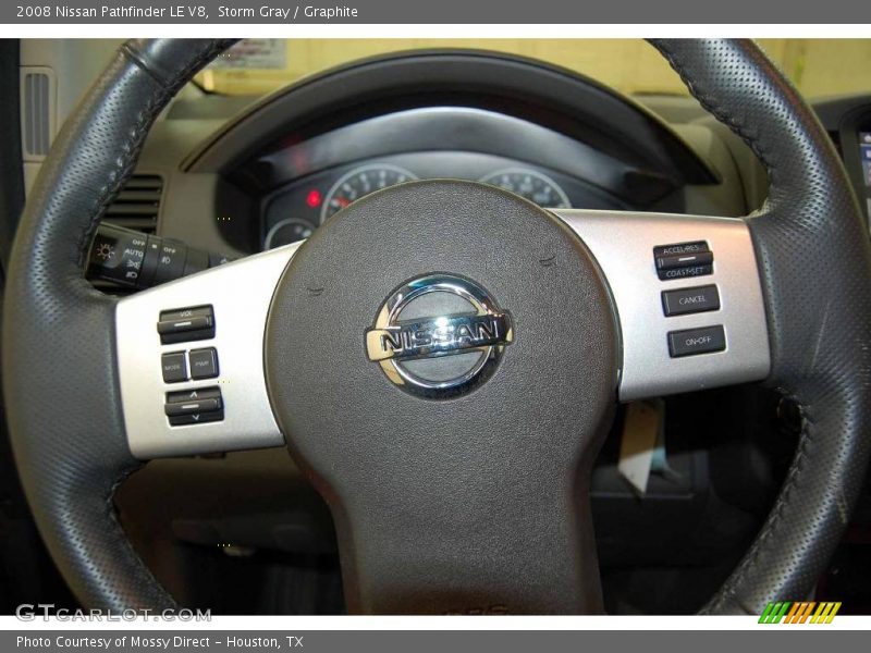 Storm Gray / Graphite 2008 Nissan Pathfinder LE V8