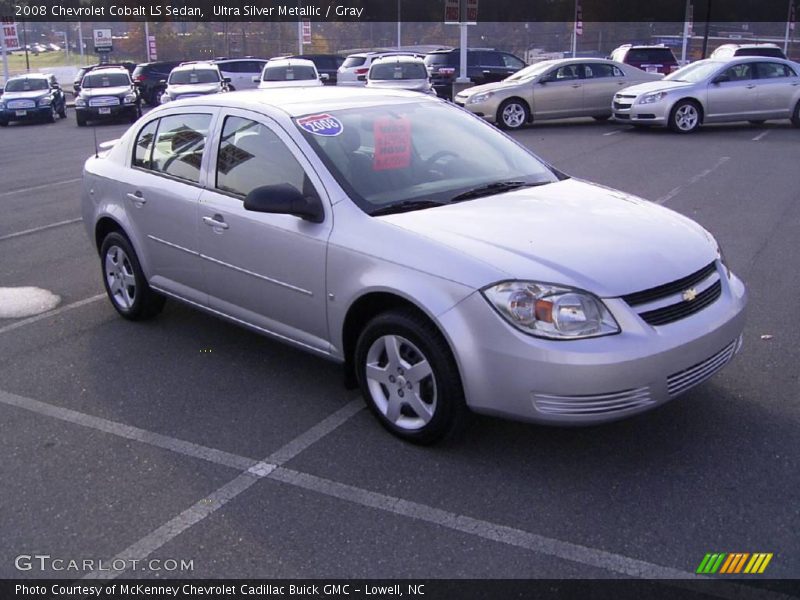 Ultra Silver Metallic / Gray 2008 Chevrolet Cobalt LS Sedan