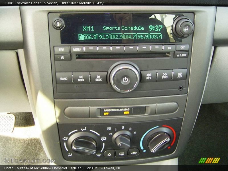 Ultra Silver Metallic / Gray 2008 Chevrolet Cobalt LS Sedan