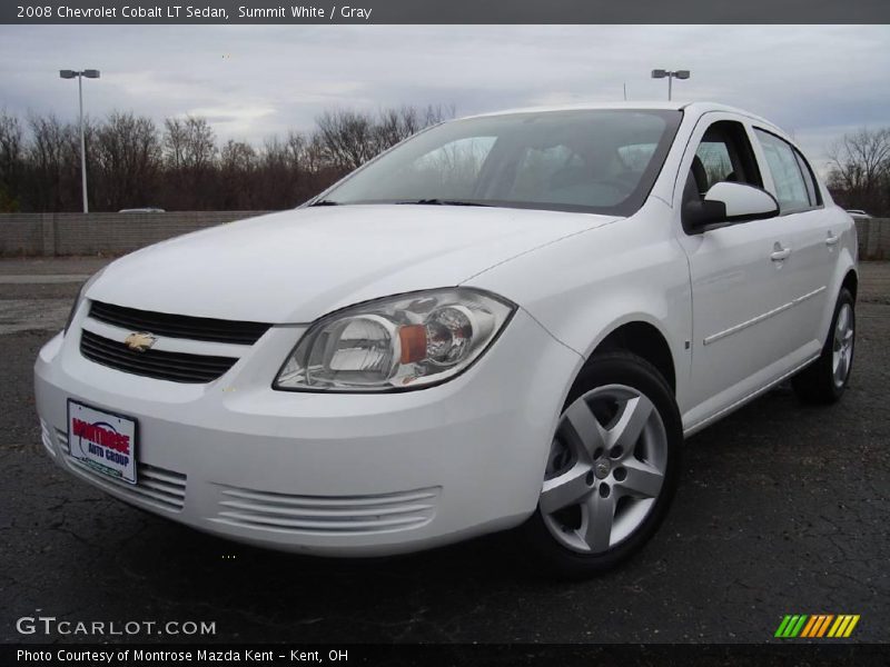 Summit White / Gray 2008 Chevrolet Cobalt LT Sedan