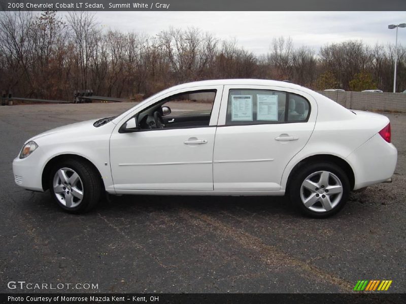 Summit White / Gray 2008 Chevrolet Cobalt LT Sedan