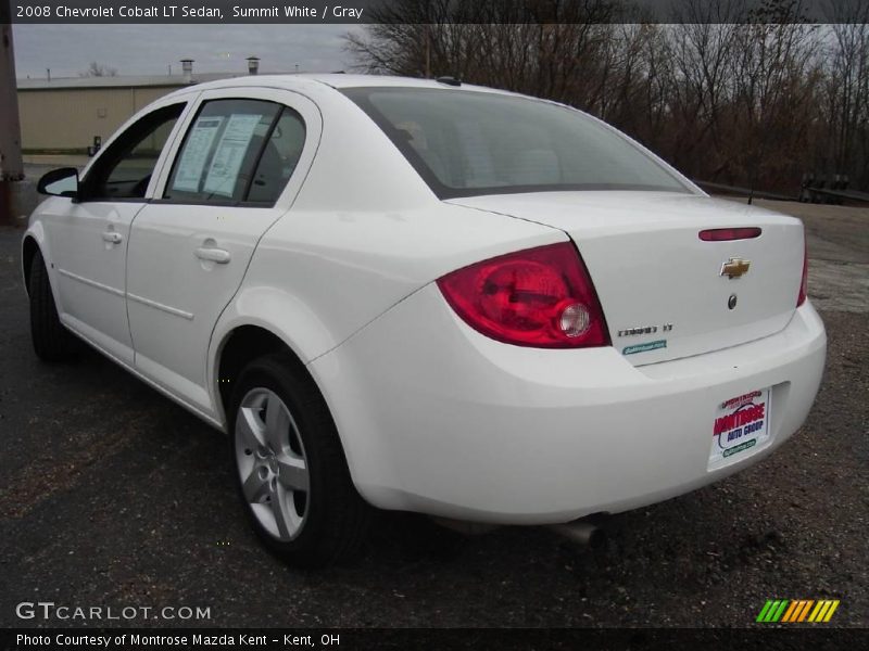 Summit White / Gray 2008 Chevrolet Cobalt LT Sedan