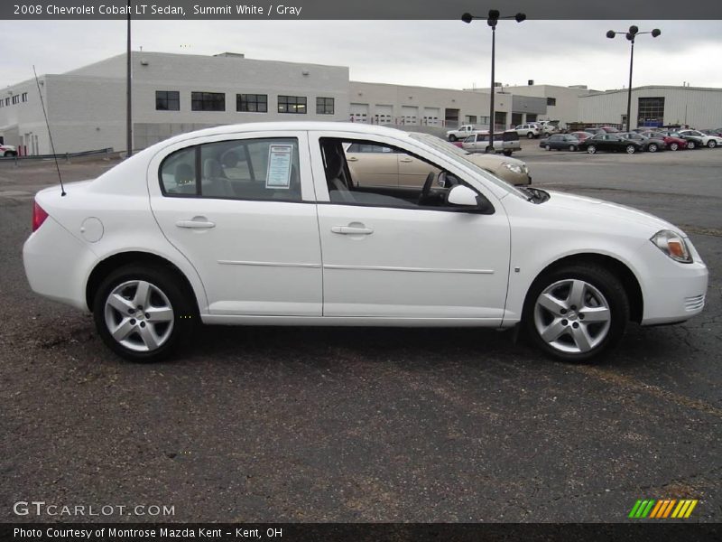 Summit White / Gray 2008 Chevrolet Cobalt LT Sedan