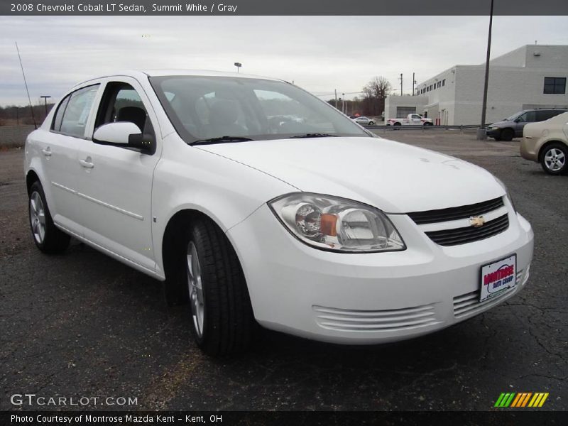 Summit White / Gray 2008 Chevrolet Cobalt LT Sedan