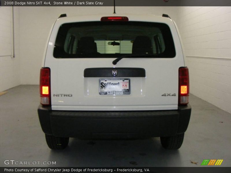 Stone White / Dark Slate Gray 2008 Dodge Nitro SXT 4x4