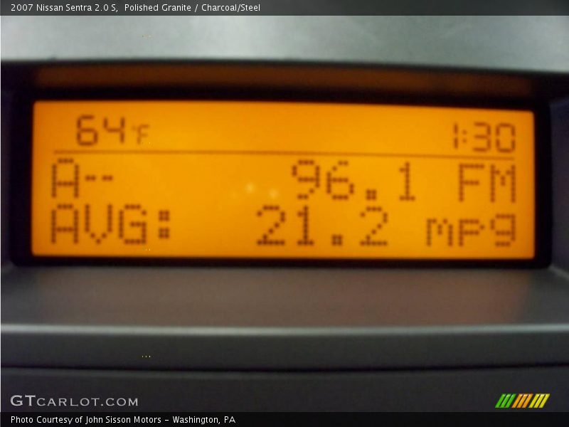 Polished Granite / Charcoal/Steel 2007 Nissan Sentra 2.0 S