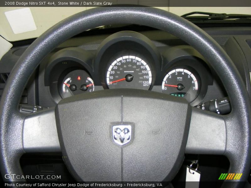 Stone White / Dark Slate Gray 2008 Dodge Nitro SXT 4x4