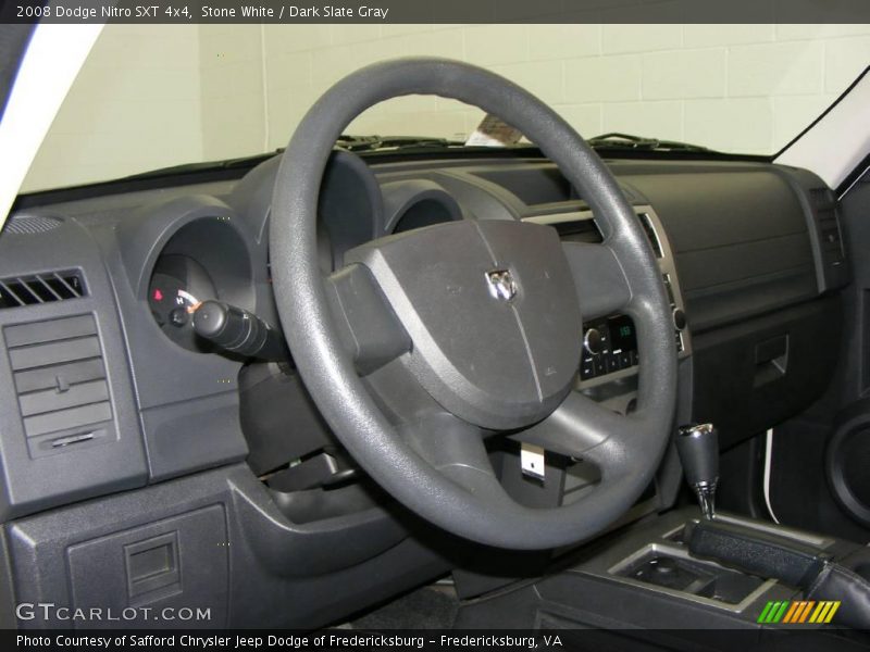 Stone White / Dark Slate Gray 2008 Dodge Nitro SXT 4x4