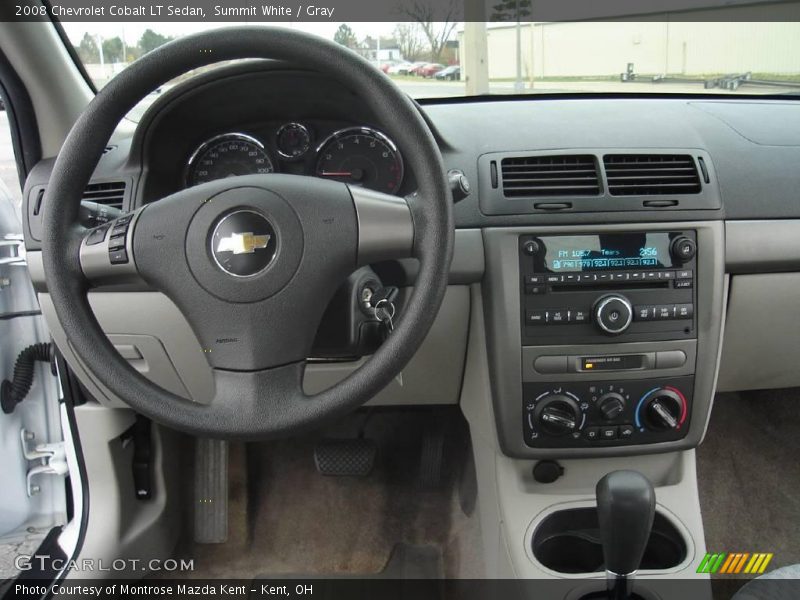 Summit White / Gray 2008 Chevrolet Cobalt LT Sedan