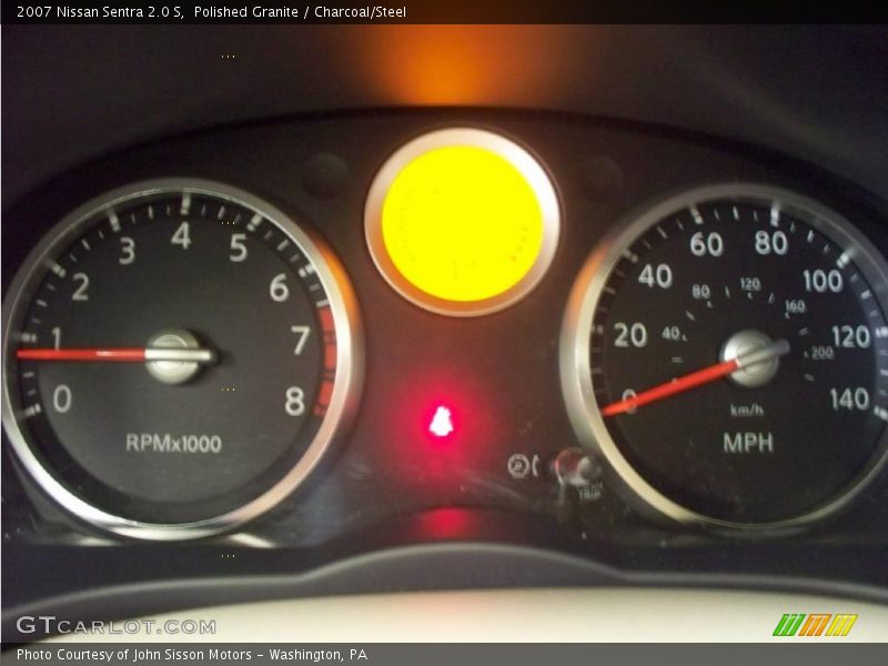 Polished Granite / Charcoal/Steel 2007 Nissan Sentra 2.0 S