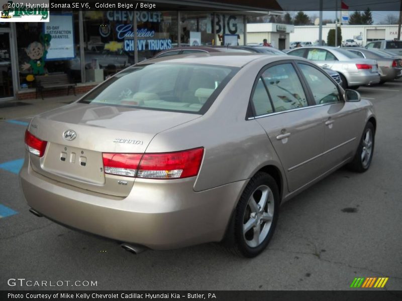 Golden Beige / Beige 2007 Hyundai Sonata SE V6