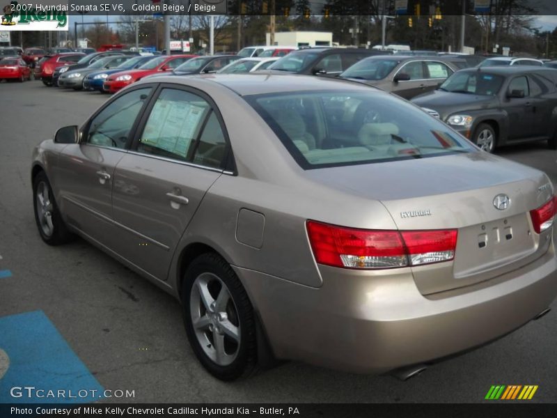 Golden Beige / Beige 2007 Hyundai Sonata SE V6