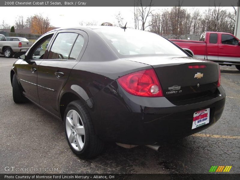 Black / Gray 2008 Chevrolet Cobalt LT Sedan