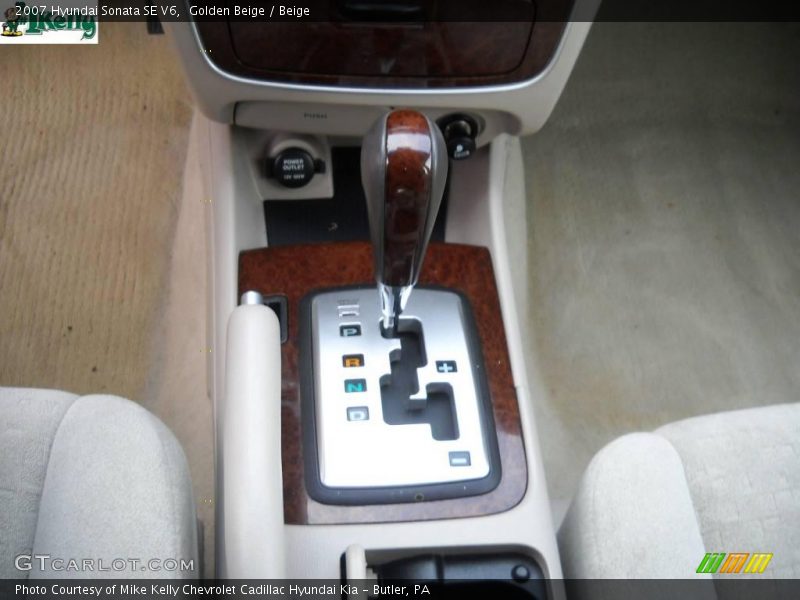 Golden Beige / Beige 2007 Hyundai Sonata SE V6