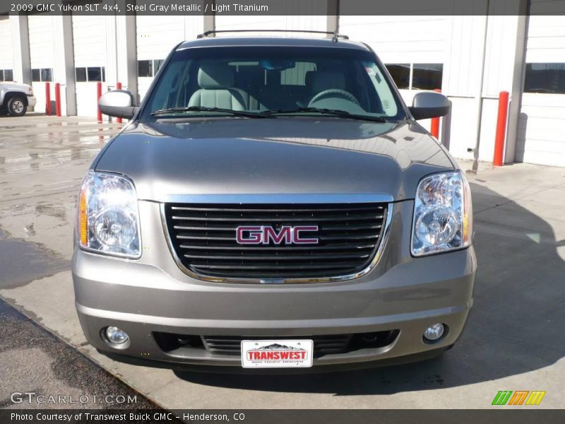 Steel Gray Metallic / Light Titanium 2009 GMC Yukon SLT 4x4
