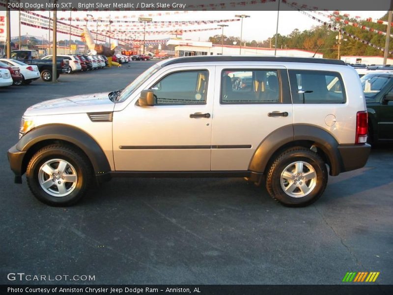 Bright Silver Metallic / Dark Slate Gray 2008 Dodge Nitro SXT